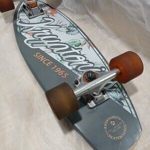 kryptonic classic skatboard gray orange bravo sport 10/13/15-044YI 23.5 X 7 3/4"